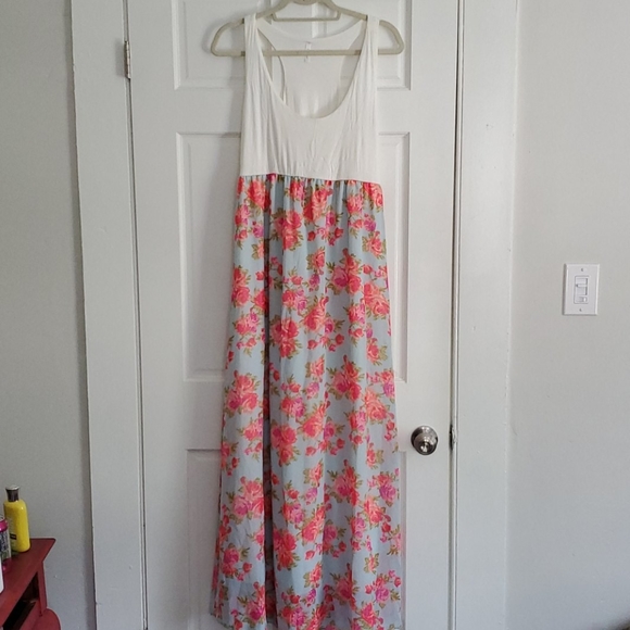 Floral Maxi Dress - Picture 1 of 5